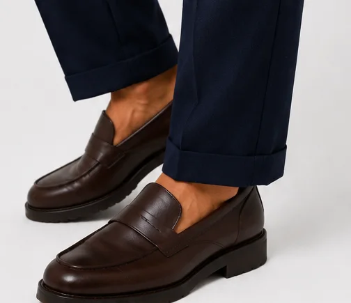 Aeterna Regular Fit Lacivert Pantolon